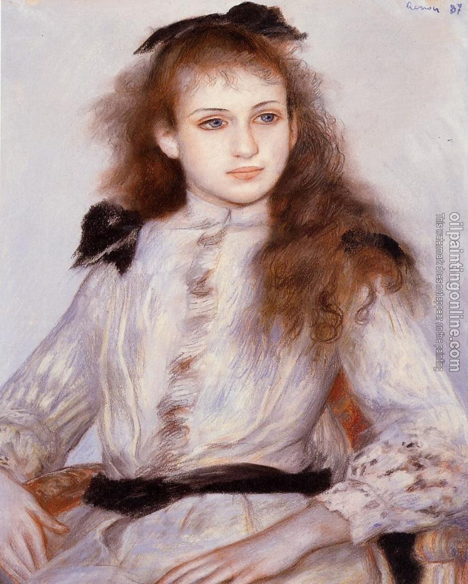 Renoir, Pierre Auguste - Portrait of Madeleine Adam